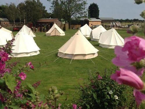 Skipbridge Farm Shepherds Huts Campground Green Hammerton Dış mekan fotoğraf